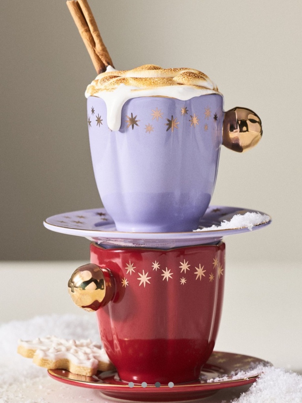Anthropologie New York City Ballet Espresso Cup & Saucer | Purple | NWT - Picture 3 of 5